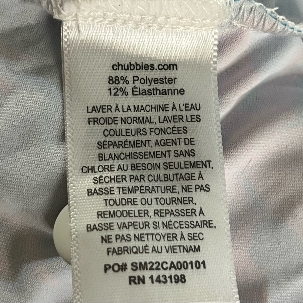 NWOT Chubbies Electric Slide Performance Polo, Size Medium - Picture 6 of 6